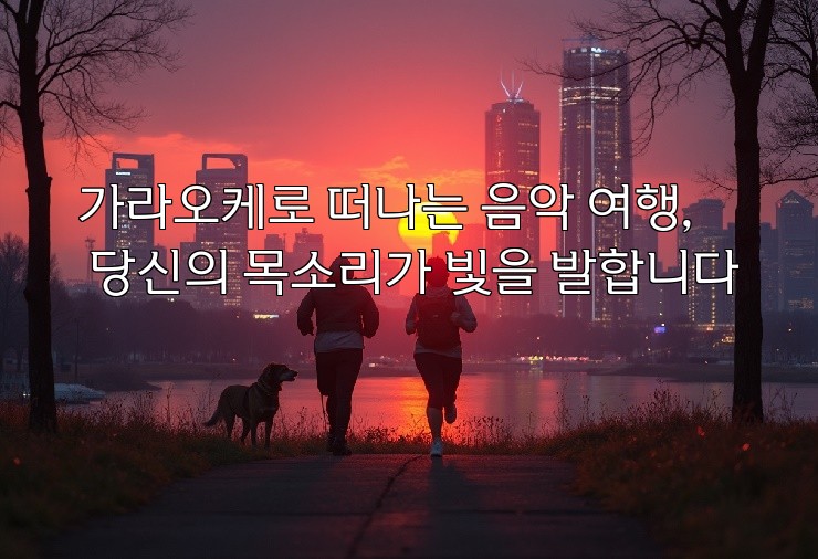 가라오케로 떠나는 음악 여행, 당신의 목소리가 빛을 발합니다