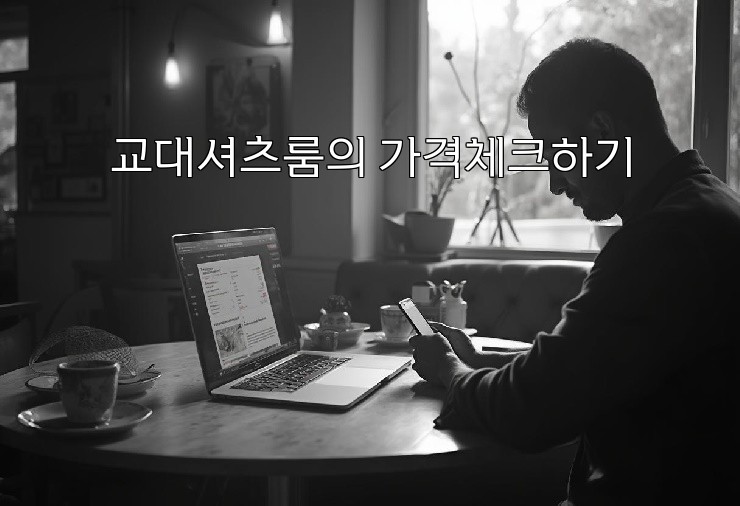 교대셔츠룸의 가격체크하기